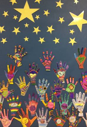 Hands Art at International Fair of Languages
